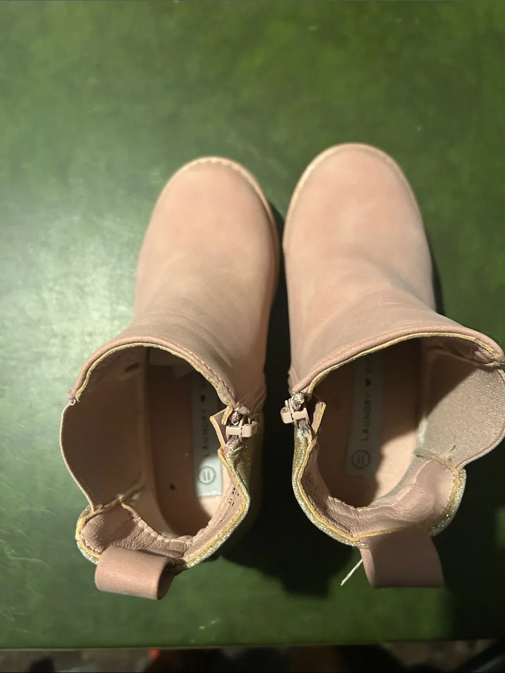 Laundry By Shelli Segal Girls Pink Ankle Boots